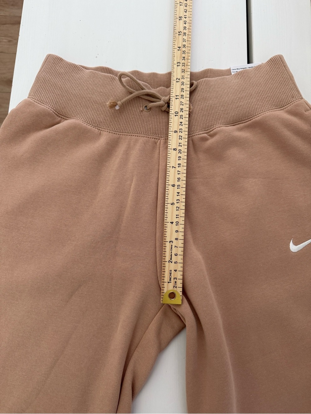 NWT Nike Phoenix Fleece High Waisted Oversized Joggers Hemp XS - Picture 6 of 7